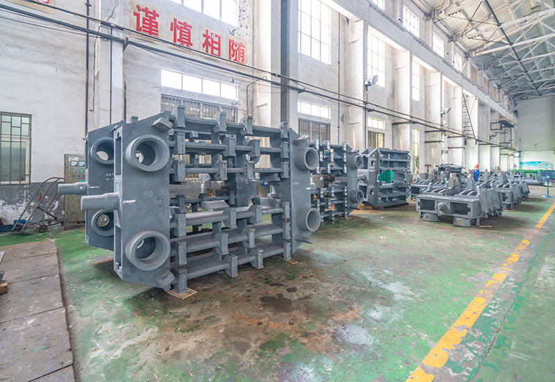 Pre-processed continuous casting frame
